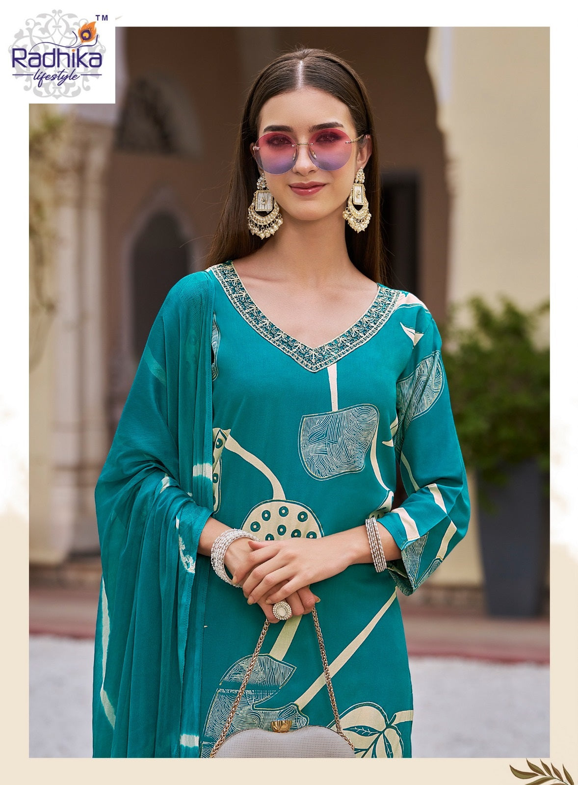 Siya Vol 1 Radhika Lifestyle Reyon Readymade Pant Style Suits Manufacturer Gujarat