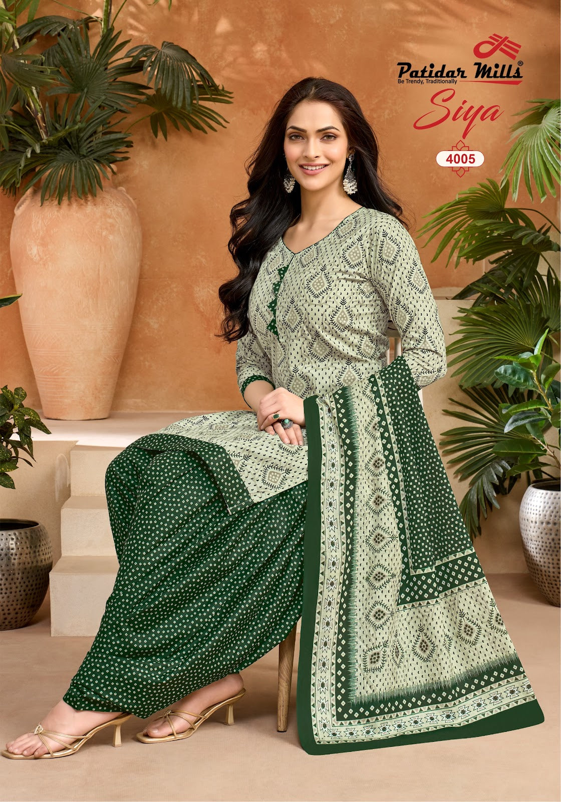 Siya Vol 4 Patidar Mills Pure Cotton Readymade Cotton Patiyala Suits Wholesaler Gujarat
