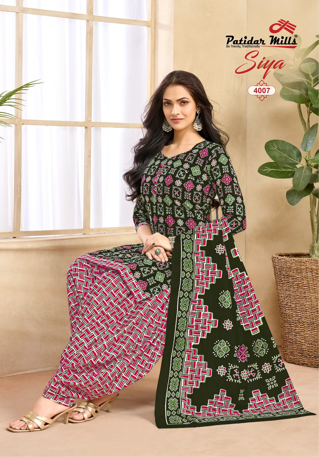 Siya Vol 4 Patidar Mills Pure Cotton Readymade Cotton Patiyala Suits Wholesaler Gujarat