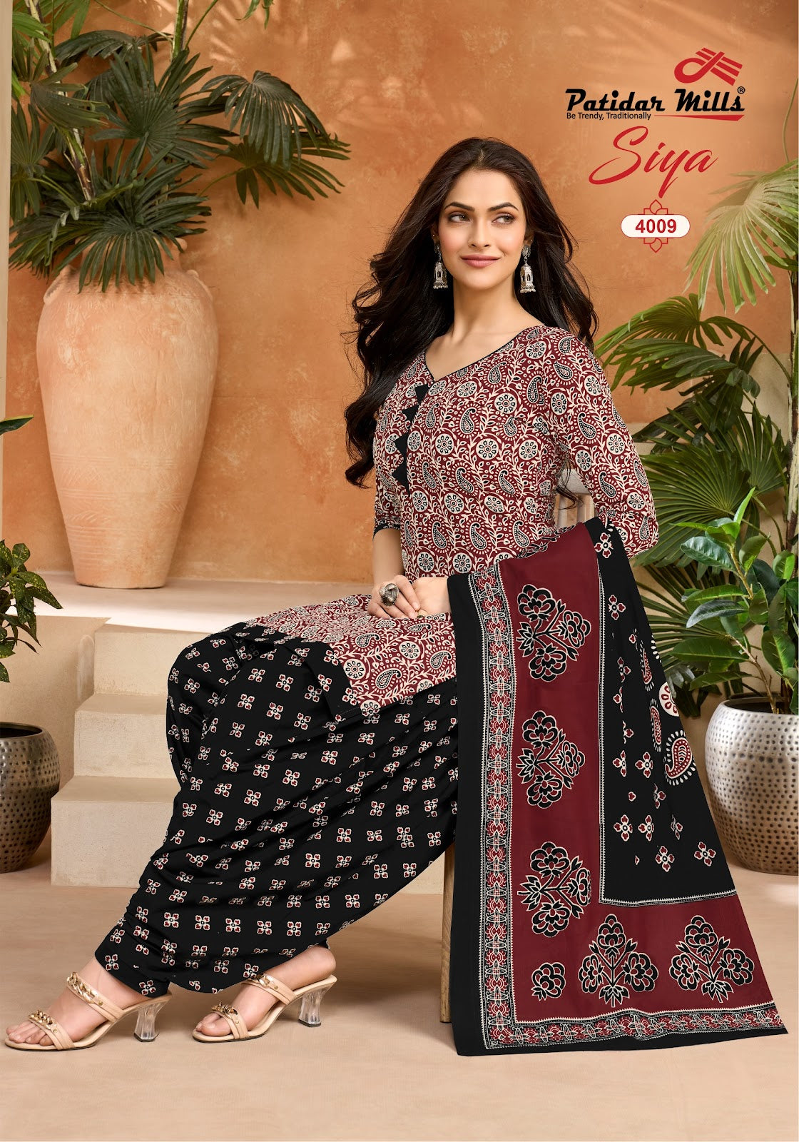 Siya Vol 4 Patidar Mills Pure Cotton Readymade Cotton Patiyala Suits Wholesaler Gujarat