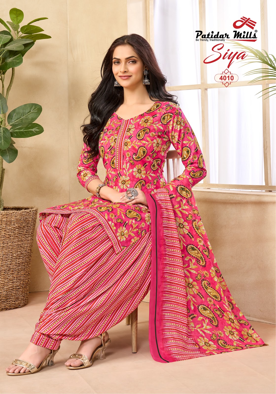 Siya Vol 4 Patidar Mills Pure Cotton Readymade Cotton Patiyala Suits Wholesaler Gujarat