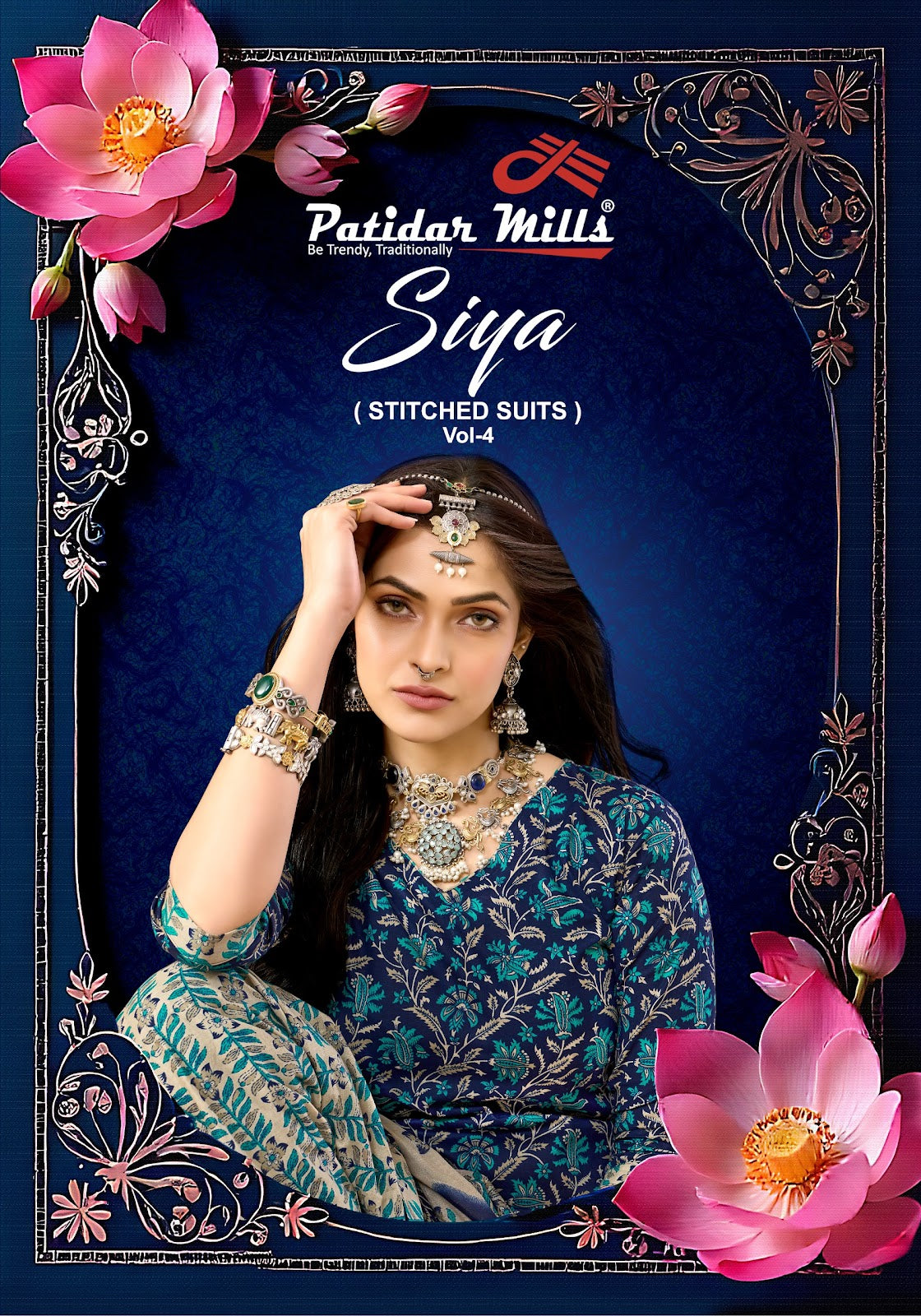 Siya Vol 4 Patidar Mills Pure Cotton Readymade Cotton Patiyala Suits Wholesaler Gujarat