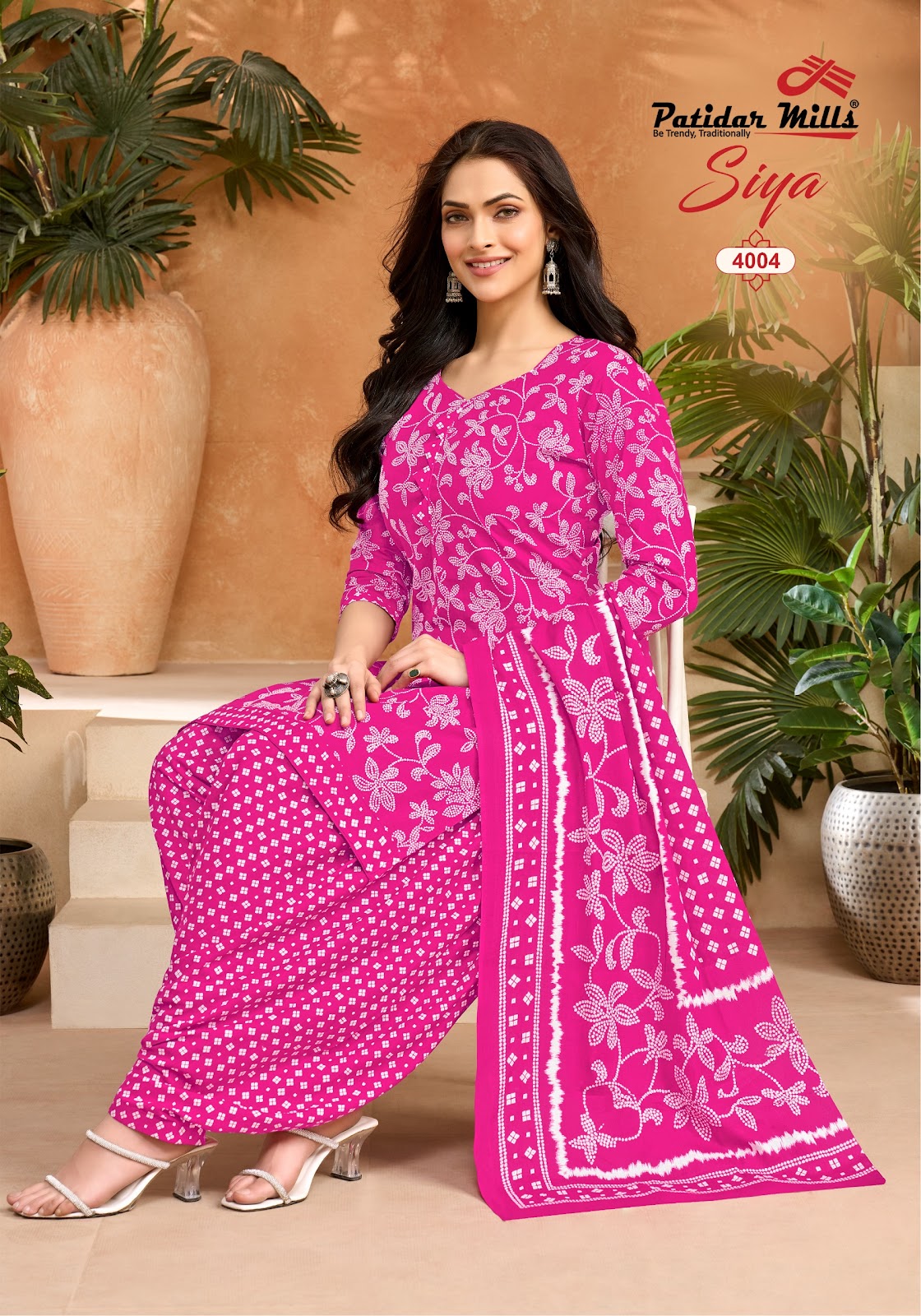 Siya Vol 4 Patidar Mills Pure Cotton Readymade Cotton Patiyala Suits Wholesaler Gujarat