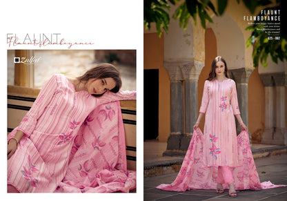 Siya Zulfat Designer Cotton Karachi Salwar Suits Manufacturer Gujarat