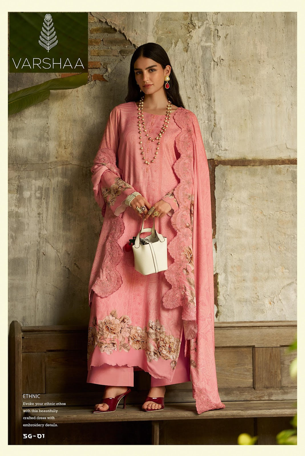 Siyah Gulzar Varshaa Pashmina Suits Wholesale Rate