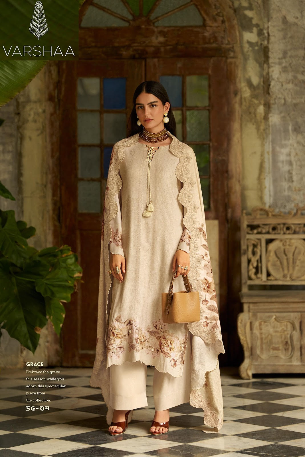 Siyah Gulzar Varshaa Pashmina Suits Wholesale Rate