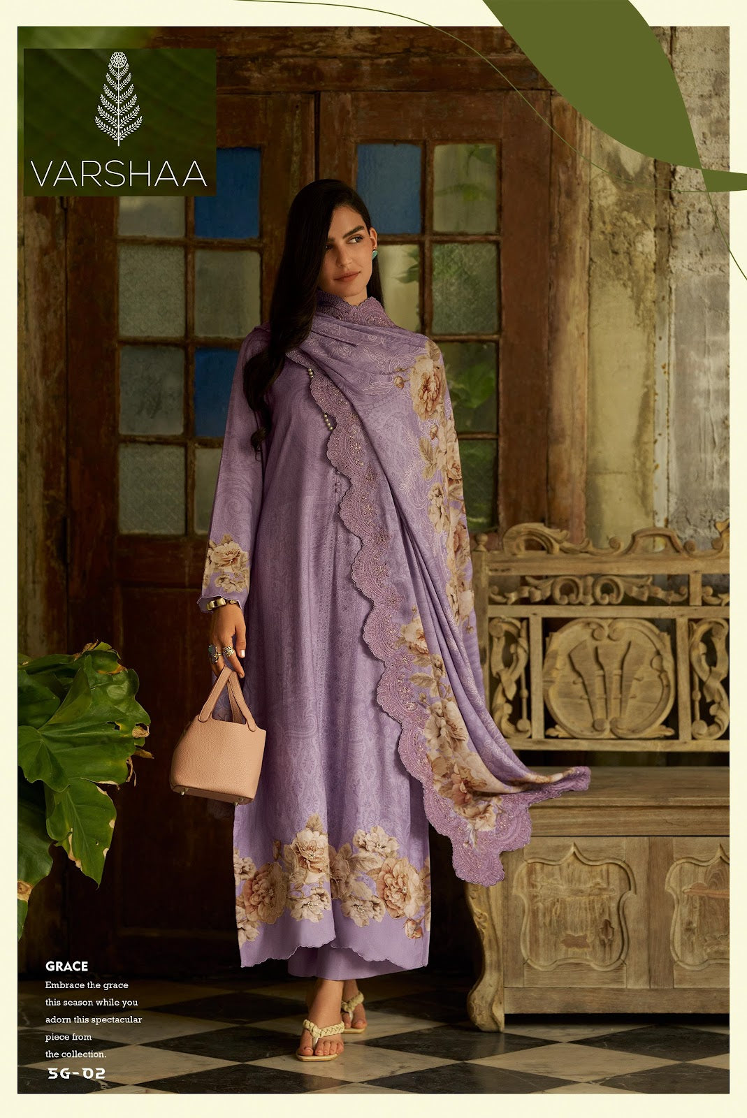Siyah Gulzar Varshaa Pashmina Suits Wholesale Rate