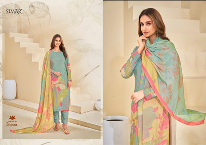 Siyara Simar Pure Viscose Muslin Pant Style Suits Manufacturer Gujarat