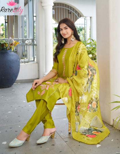 Siyara Vol 1 Rare Lily Silk Readymade Pant Style Suits Wholesale Rate