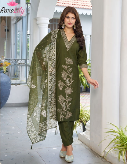 Siyara Vol 1 Rare Lily Silk Readymade Pant Style Suits Wholesale Rate
