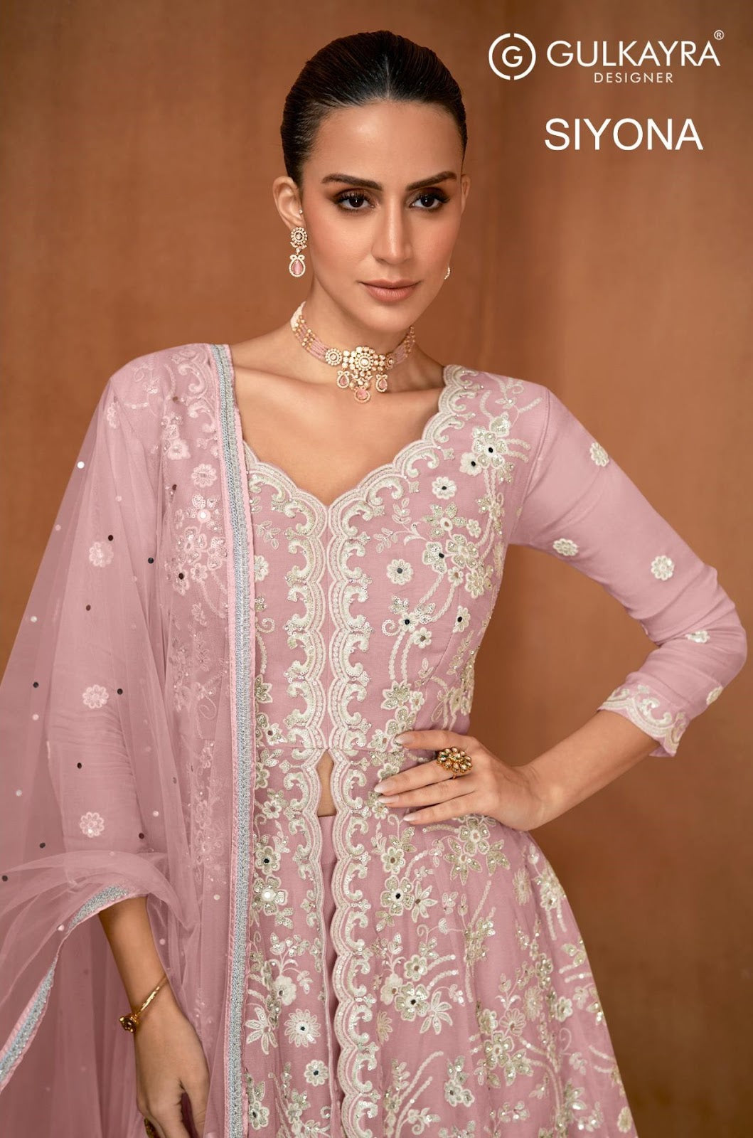 Siyona Gulkayra Designer Georgette Readymade Sharara Suits Supplier