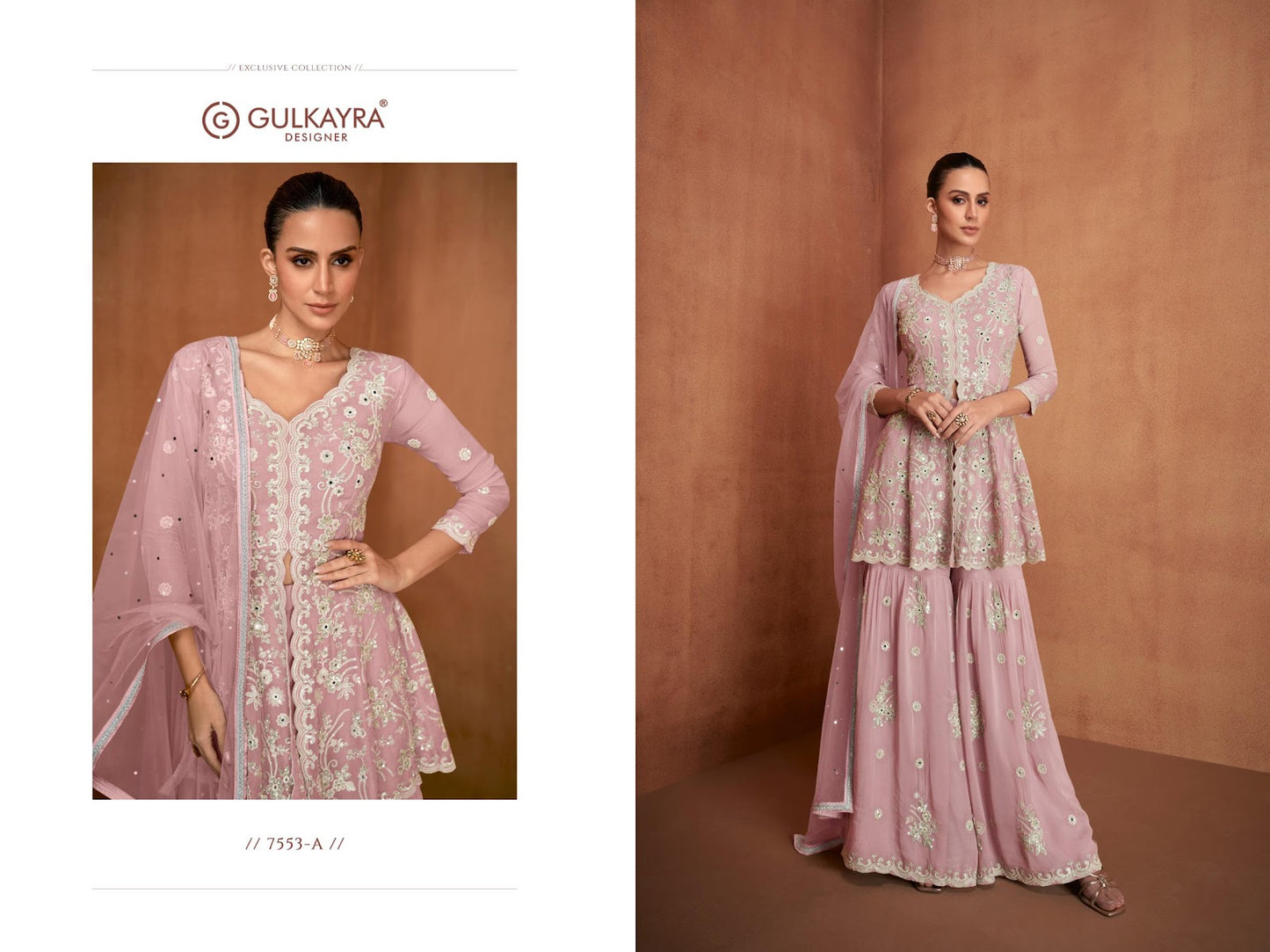 Siyona Gulkayra Designer Georgette Readymade Sharara Suits Supplier