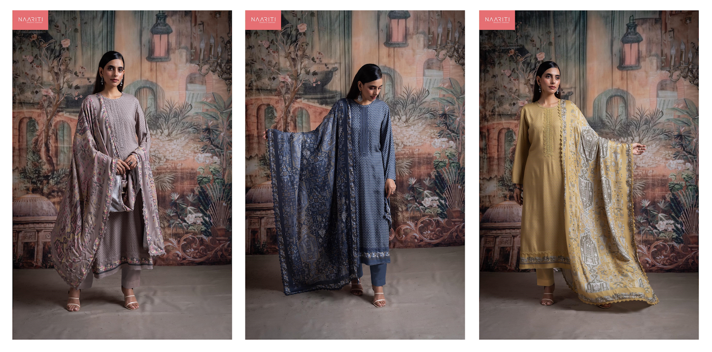 Siyoni Naariti Pashmina Suits Wholesaler Gujarat