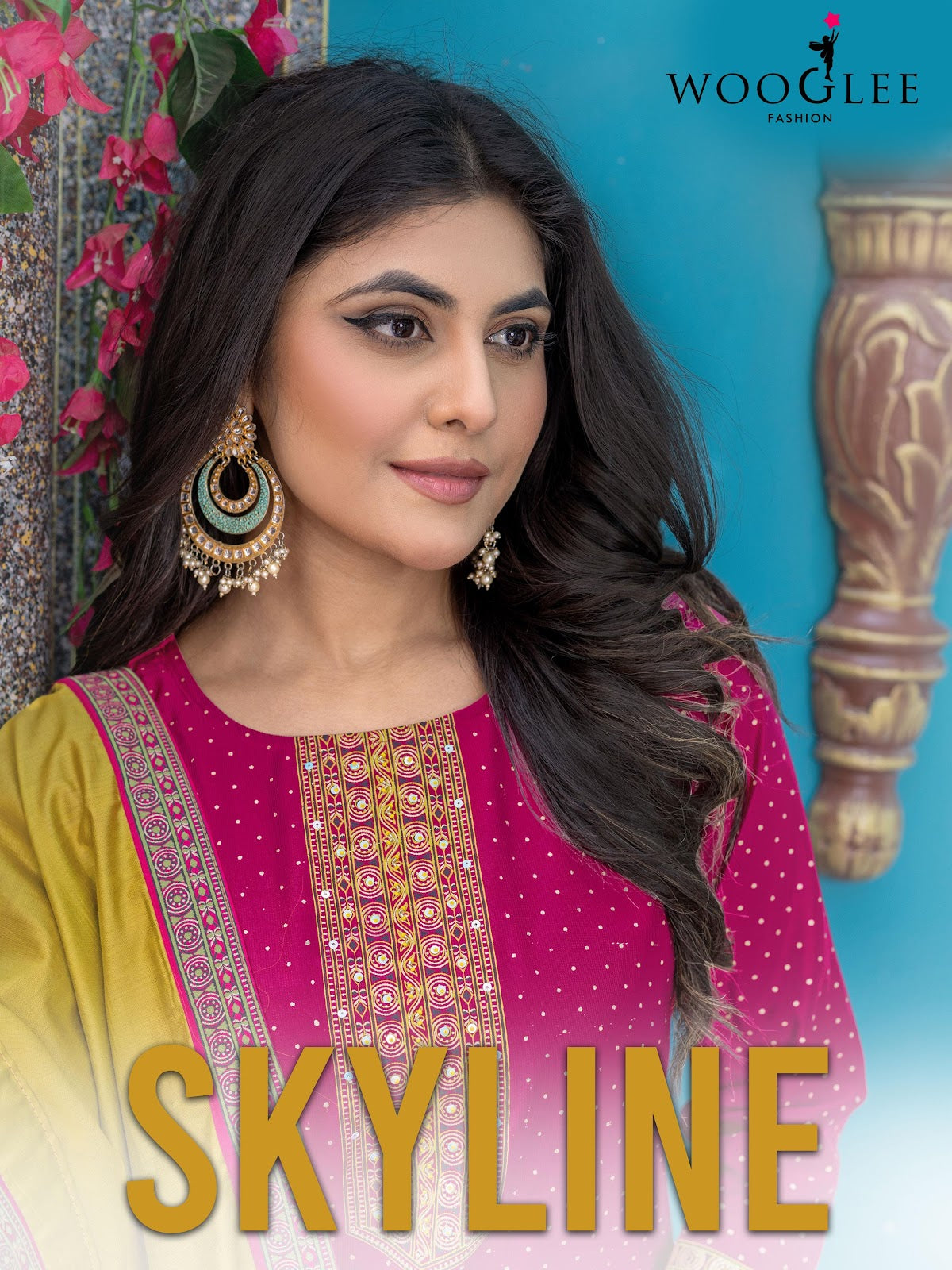 Sky Line Wooglee Vetican Readymade Suits Exporter Ahmedabad