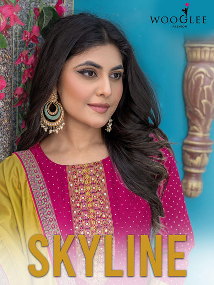 Sky Line Wooglee Vetican Readymade Suits Exporter Ahmedabad
