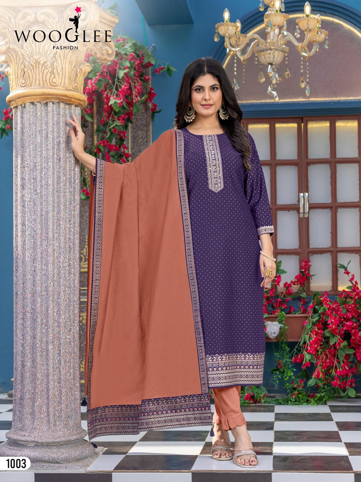 Sky Line Wooglee Vetican Readymade Suits Exporter Ahmedabad