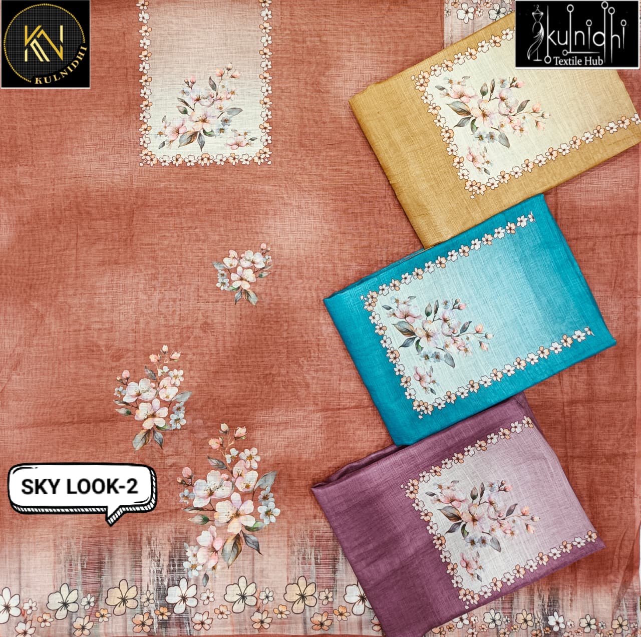 Sky Look Kulnidhi Linen Salwar Suits Supplier India