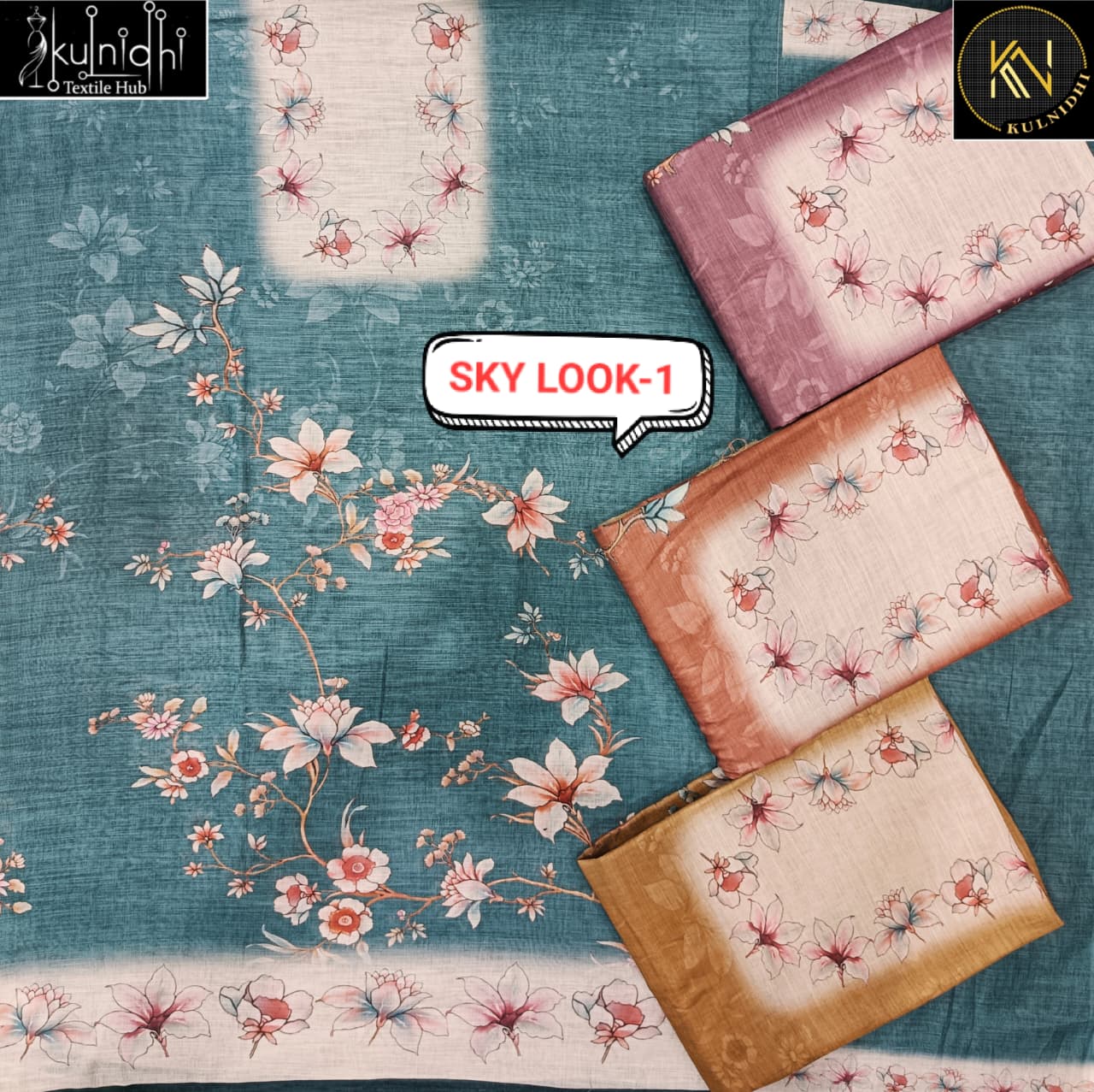 Sky Look Kulnidhi Linen Salwar Suits Supplier India