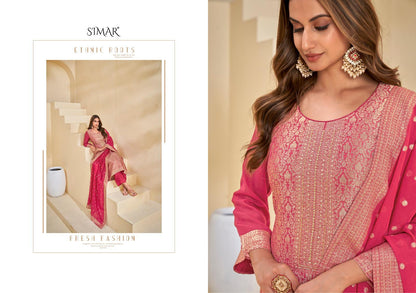 Skye Simar Pure Viscose Pant Style Suits Wholesaler India