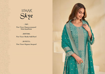 Skye Simar Pure Viscose Pant Style Suits Wholesaler India