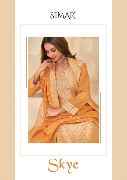 Skye Simar Pure Viscose Pant Style Suits Wholesaler India