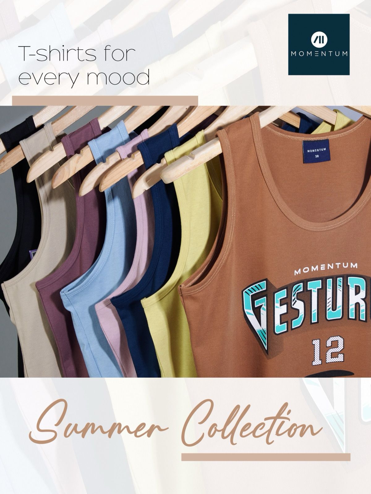 Sleevless 160 Momentum Cotton Biowashed Mens Tshirts Wholesale Rate