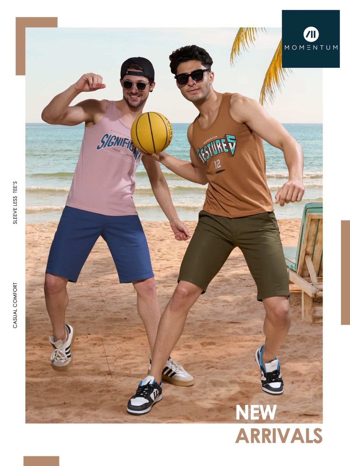 Sleevless 160 Momentum Cotton Biowashed Mens Tshirts Wholesale Rate