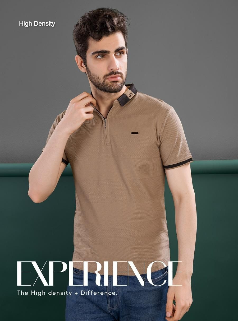 स्लिट वॉल्यूम 3307-3314 हाई डेंसिटी जैक्वार्ड मेन्स टी-शर्ट सप्लायर गुजरात