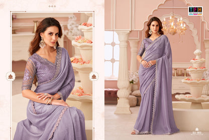 Sls 8001-8016 Tfh Georgette Sarees Manufacturer Ahmedabad