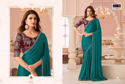 Sls 8001-8016 Tfh Georgette Sarees Manufacturer Ahmedabad
