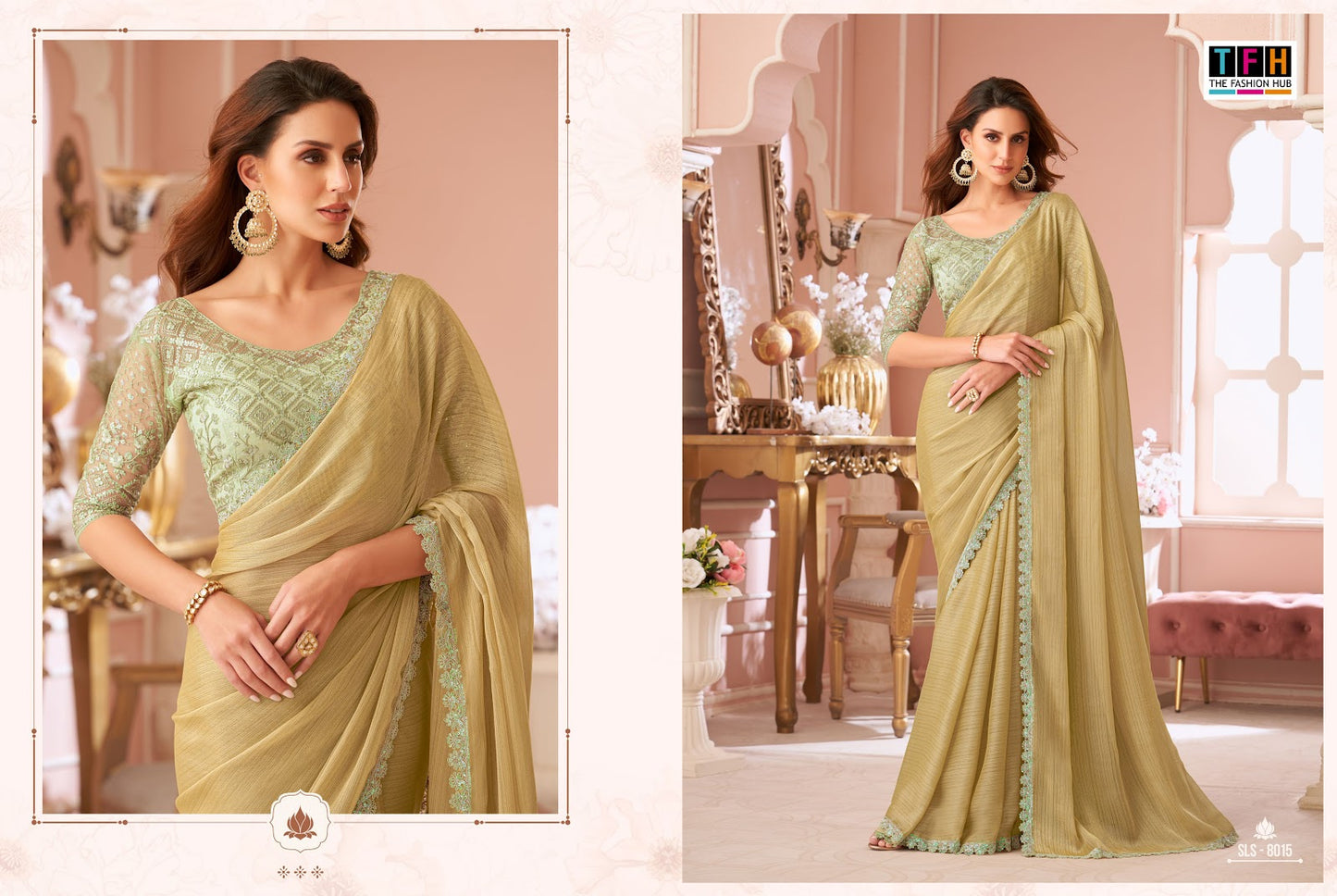 Sls 8001-8016 Tfh Georgette Sarees Manufacturer Ahmedabad