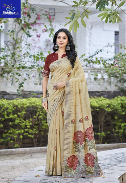 Slub Siddharth Silk Sarees Wholesaler India