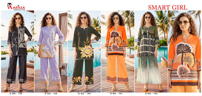 Smart Girl 138 To 142 Karissa Rayon 24Kg Co Ord Set Supplier Gujarat