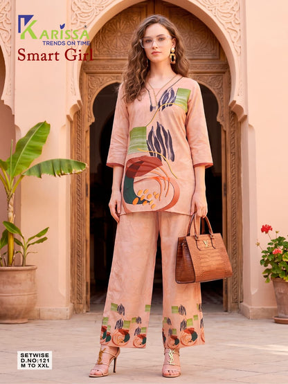 Smart Girl Karissa Rayon 24Kg Co Ord Set Supplier India