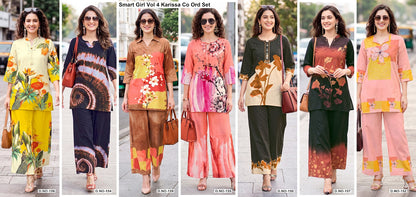 Smart Girl Vol 4 Karissa Heavy Rayon Co Ord Set Manufacturer