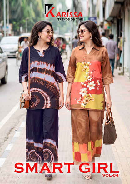 Smart Girl Vol 4 Karissa Heavy Rayon Co Ord Set Manufacturer