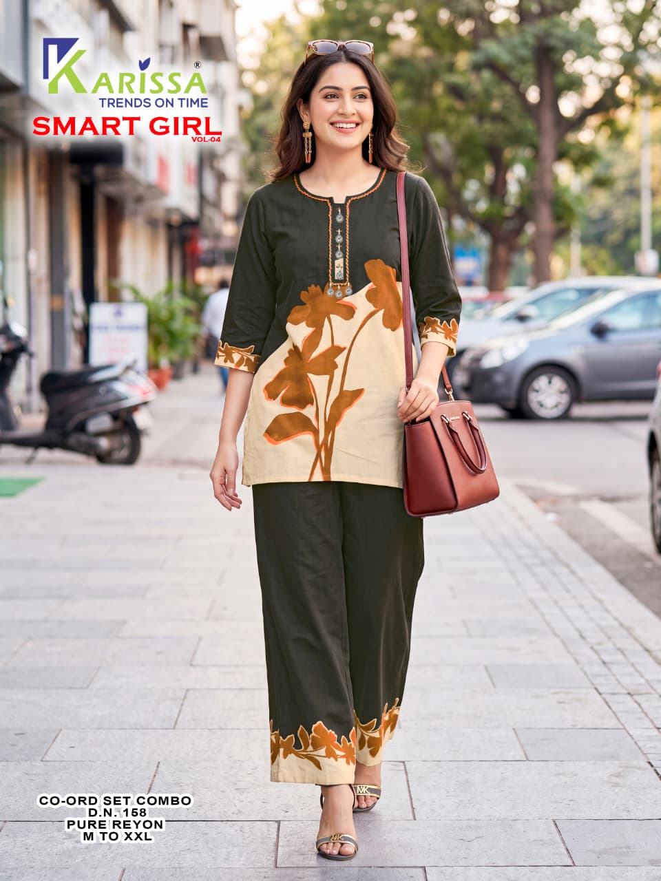 Smart Girl Vol 4 Karissa Heavy Rayon Co Ord Set Manufacturer