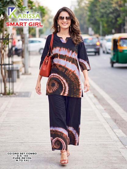 Smart Girl Vol 4 Karissa Heavy Rayon Co Ord Set Manufacturer