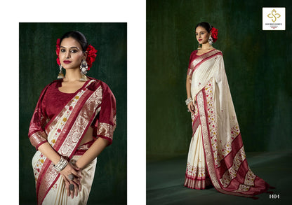 Smart Look 14 Shubh Shree Silk Sarees Wholesaler Ahmedabad