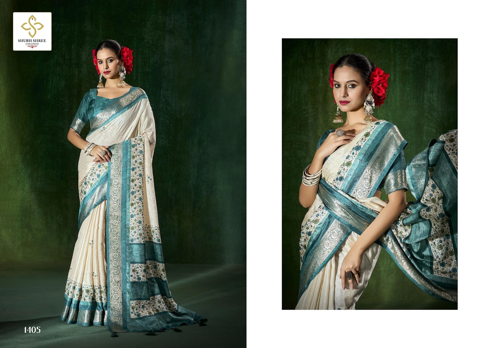 Smart Look 14 Shubh Shree Silk Sarees Wholesaler Ahmedabad