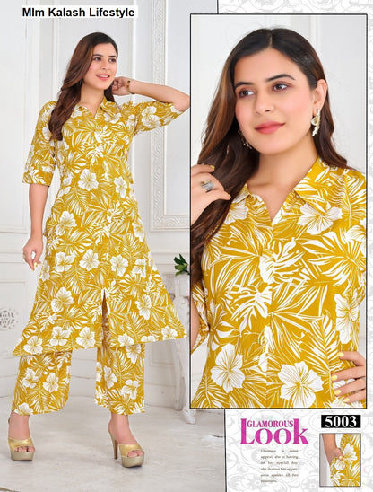 Smart Look 5 Mlm Kalash Lifestyle Rayon Co Ord Set Wholesaler India