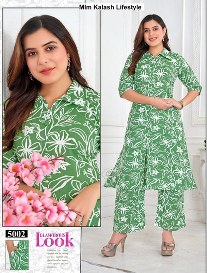 Smart Look 5 Mlm Kalash Lifestyle Rayon Co Ord Set Wholesaler India