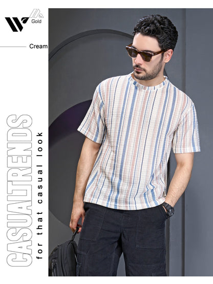Smc 1005 Vinson Zig Zag Mens Tshirts Exporter Ahmedabad