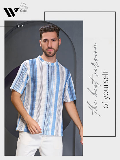 Smc 1005 Vinson Zig Zag Mens Tshirts Exporter Ahmedabad