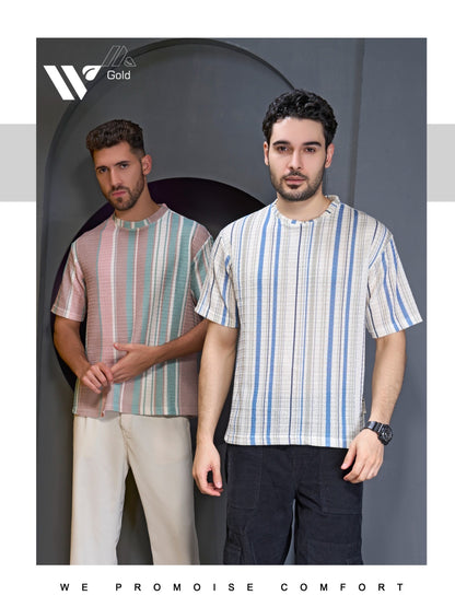 Smc 1005 Vinson Zig Zag Mens Tshirts Exporter Ahmedabad