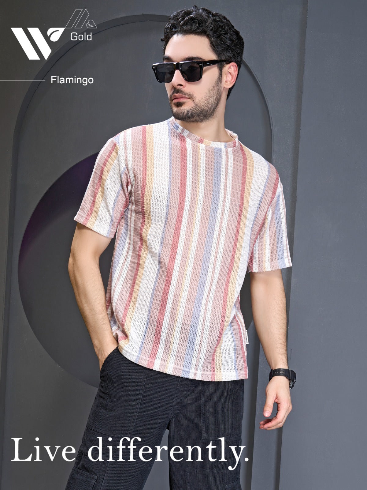 Smc 1005 Vinson Zig Zag Mens Tshirts Exporter Ahmedabad