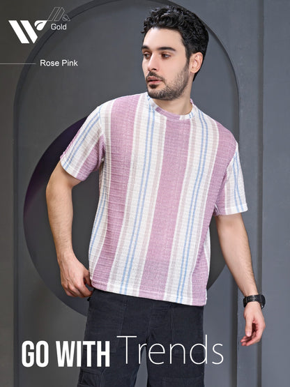 Smc 1005 Vinson Zig Zag Mens Tshirts Exporter Ahmedabad