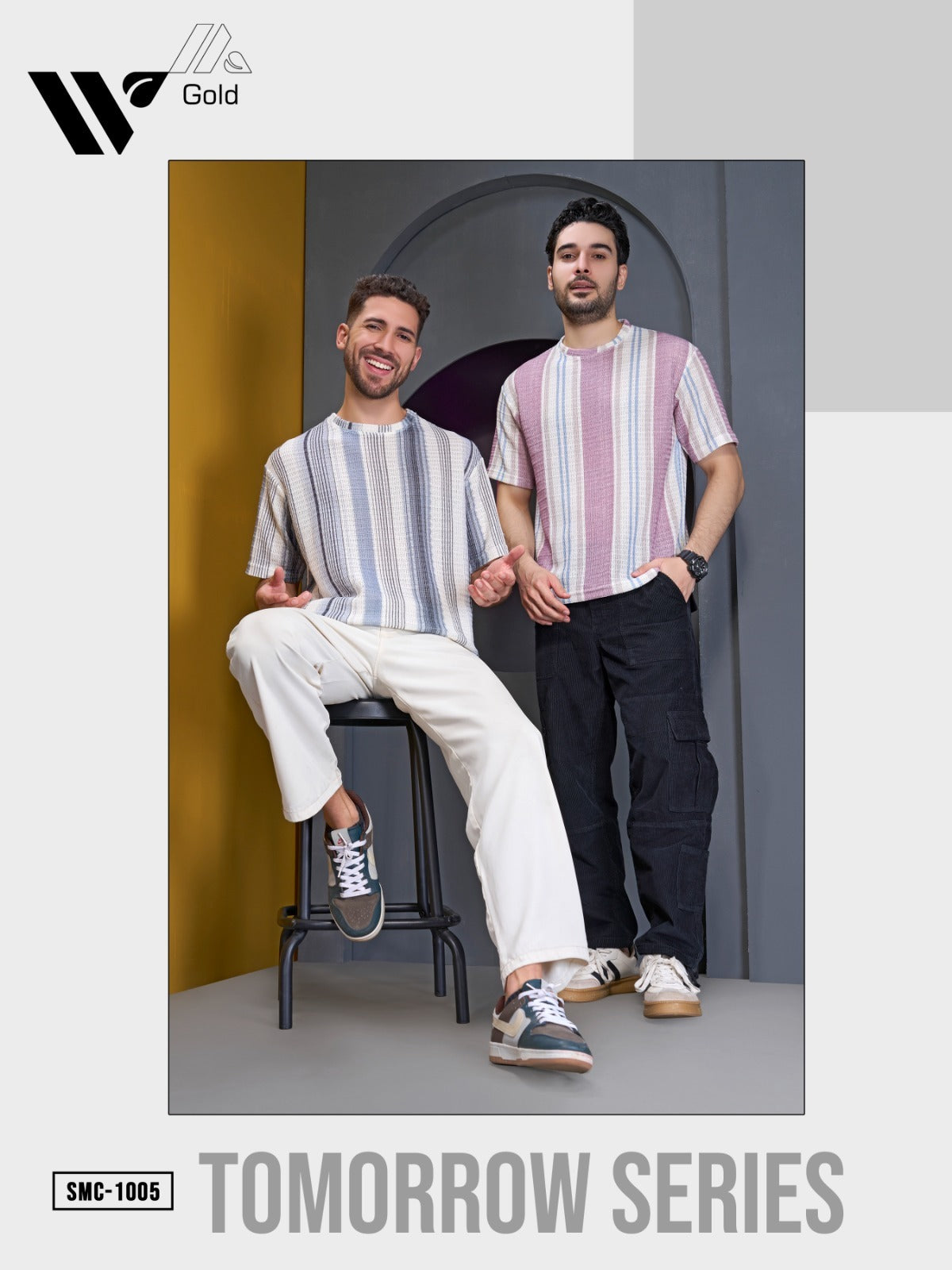 Smc 1005 Vinson Zig Zag Mens Tshirts Exporter Ahmedabad