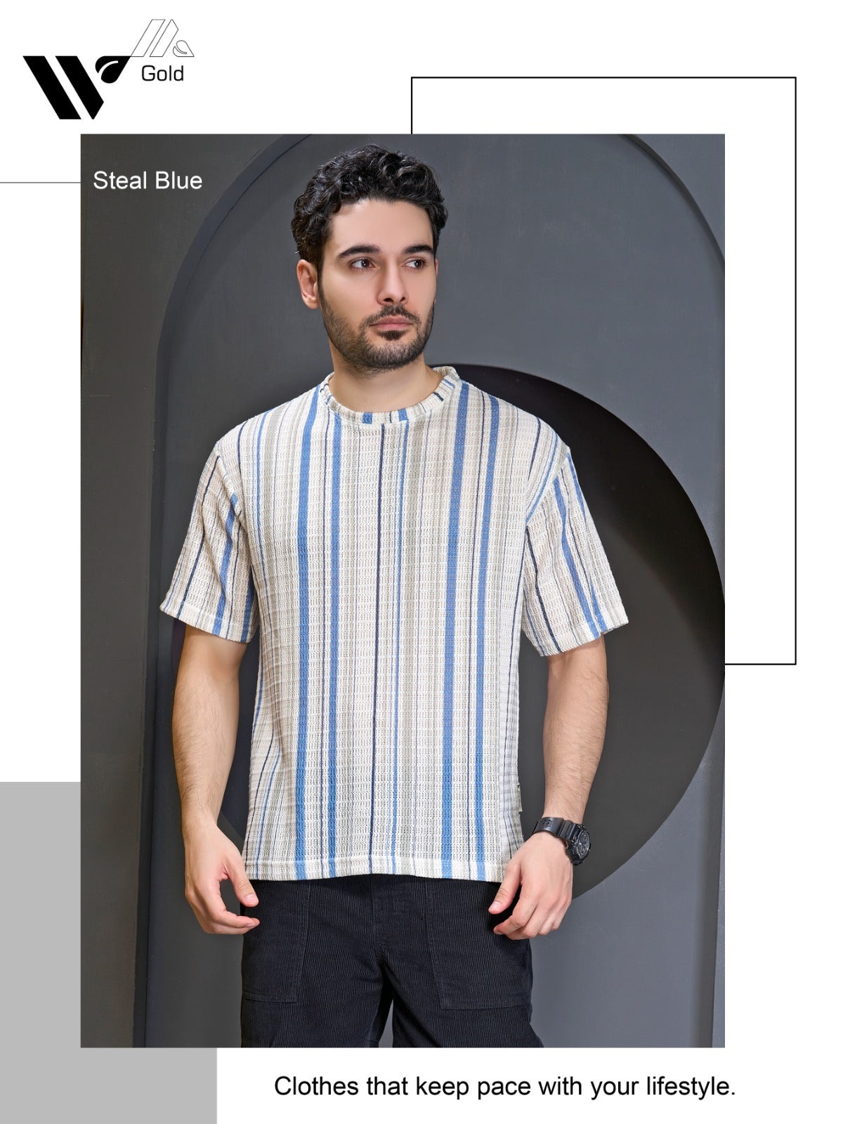 Smc 1005 Vinson Zig Zag Mens Tshirts Exporter Ahmedabad