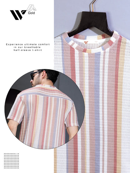 Smc 1005 Vinson Zig Zag Mens Tshirts Exporter Ahmedabad